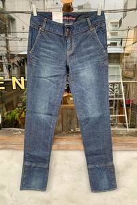 ★ジャパンメイド★未使用★KariAng Jeans★カリアングジーンズ★デニム★ブルー★アーミーストレート★レディース★サイズ26★