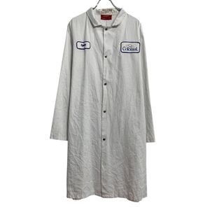 premium uniforms ショップコート XL ホワイト ビッグサイズ エンジニアコート ラボコート ワークウェア 古着卸 アメリカ仕入 a612-8374