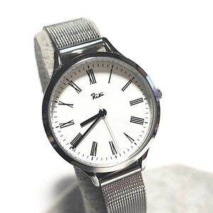動作良好 SEIKO Riki Watanabe リキワタナベ シルバーカラー 腕時計 QZ レディース腕時計 稼働品 T782