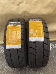 新品 MCタイヤ 2024年製造 SHINKO SR510 130/70-8 2本