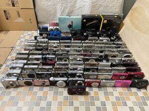 デジタルカメラ　100台　まとめ　SONY Canon OLYMPUS CASIO Nikon FUJIFILM Panasonic Finepix デジカメ　コンパクトデジタルカメラ