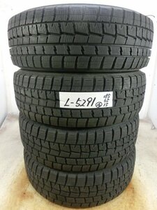 L-5291 中古スタッドレス ダンロップ WINTER MAXX WM01 185/65R15 88Q (4本)