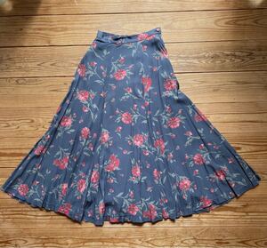 LAURA ASHLEYローラアシュレイフレアロングスカートsize7