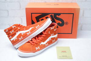 195【1円～】WTAPS ダブルタップス VANS VAULT SK8-HI LX ORANGE WHITE 28.5cm スニーカー ヴァンズ