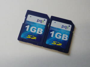 動作保証！pq1 SDカード 1GB 2枚セット