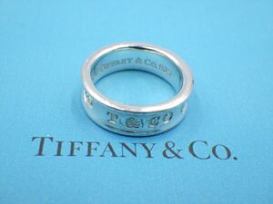 363233【1円スタート】TIFFANY&Co. ティファニー 1837 ナロー 925 リング 指輪 7.2g