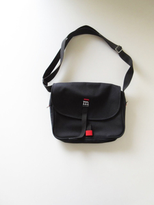 Marimekko / マリメッコ Magneettilaukku BLACK * ショルダーバッグ キャバスバッグ