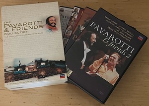 Luciano Pavarotti ルチアーノ・パヴァロッティ Pavarotti & Friends Collection 1992-2000 ４枚組 DVD ボックス 中古 ライヴ映像