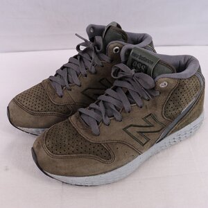 988 ニューバランス 26.5cm/new balance アーミーグリーン ダークオリーブ グレー 中古 古着 スニーカー メンズ yy9677