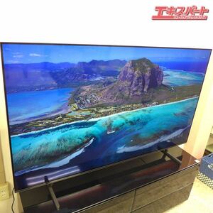 【引取限定】 SONY ソニー 65型 4K有機ELテレビ BRAVIA XRJ-65A80J 21年製 リモコン 取説付 公田店