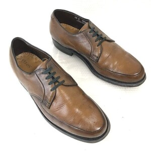 60s-70s/ビンテージ☆JOHN MARTIN☆バルカン/VULCAN/ARCH LIFT/本革/グッドイヤー製法/Uチップ【6.5E/24.5/茶/BROWN】dress shoes◎bE-151