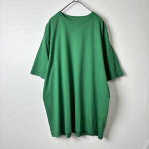 古着 LLBean Tシャツ 無地 シンプル プレーン ブランク グリーン L