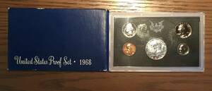 ○ミント 1968 united states proof set ケネディ アメリカ プルーフ セット コイン ドル セント 希少