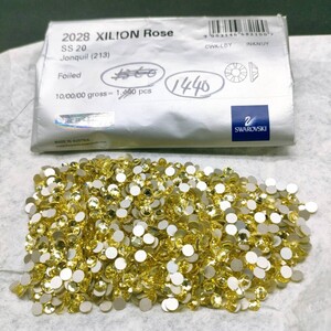 ☆ほぼ未使用 SWAROVSKI スワロフスキー ヴィンテージ ルース 2028 SS20 10gross Jonquil 213 ジョンクイル 裸石 デコ R-186