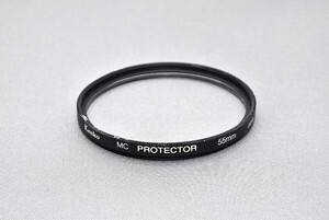 #1523fj ★★ 【送料無料】Kenko ケンコー MC PROTECTOR 55mm コーディング剥がれ有★★