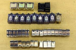 ●【まとめ売り】OMRON/オムロン他 リレー 電子部品 制御機器 動作未確認 【10694080】