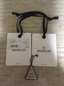 モンクレール　三角タグ　紙タグ　計3つセット　MONCLER