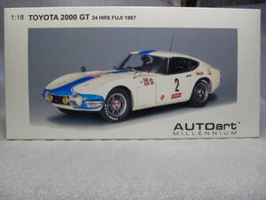 AUTOart MILLENNIUM 1/18 オートアート TOYOTA トヨタ 2000GT 24HRS FUJI 1967 1967年　未開封品