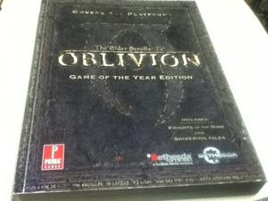 海外攻略本 オブリビオン Elder Scrolls IV: Oblivion Game of the Year: Prima Official Game Guide