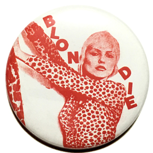 デカ缶バッジ 58mm BLONDIE ブロンディ DENIS Deborah Harry デボラハリー Punk Power Pop New Wave