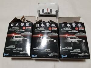 開封済み　1/72　ヨーデル リアルX　日本警察 4点