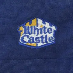 90s white castle ワークシャツ ユニフォーム シャツ 企業 L