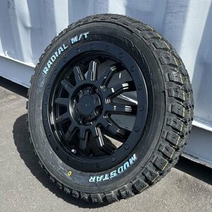 14インチ 165/65R14 ホワイトレター マッドスター ラジアル MT マッドタイヤ タイヤホイール 新品 4本セット ハイゼット ジャンボ NVAN