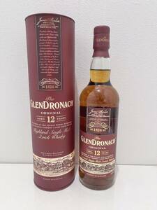 D(603k1) ◆未開栓◆ GLENDRONACH グレンドロナック オリジナル 12年 ウイスキー 箱付 700ml 43% 