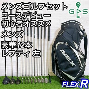 レフティ メンズゴルフセット 豪華12本 コースデビュー 初心者 入門 左利き