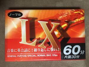 【 送料無料！!・希少な未使用・未開封品です！! 】★ダイソー カセットテープ◇LX・ノーマルポジション 60分★