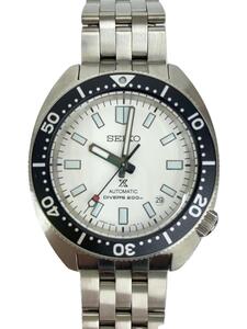 SEIKO◆自動巻腕時計/アナログ/ステンレス/WHT/6R35-01Z0