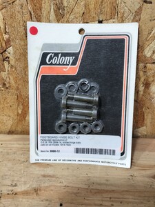 Colony コロニー　フッドボードヒンジボルトkit パーカライズド　1914-1940 ビンテージ　ハーレー　ナックル　パン　サイドバルブ