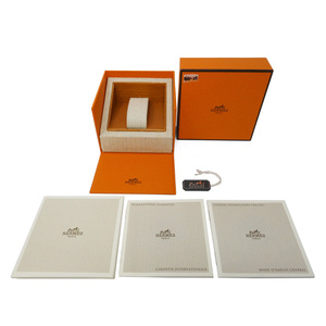 エルメス 純正ボックス 腕時計 正規品 箱 冊子 ギャランティ HERMES BOX EA1-25