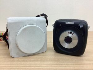 ◯営HM038-A2さT60【埼玉発】FUJIFILM 富士フイルムデジタルチェキ instax SQUARE SQ10 ブラック ケース付き 通電動作未確認 現状品