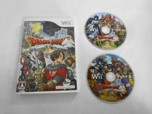 Wii21-237 任天堂 ニンテンドー Wii ドラゴンクエストX 目覚めし五つの種族 オンライン レトロ ゲーム ソフト 使用感あり 取説なし