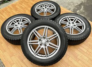 SIBILLA 17インチ アルミホイール★ DUNLOP 225/55R17 4本セット★ C-HR アルファード ヴェルファイア エクストレイル アテンザ等に