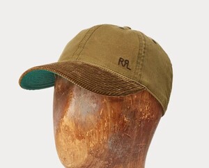 2024最新【US限定】日本未発売！RRL ダブルアールエル　RRL Oilcloth Ball Cap　　ロサンゼルスから最新本物をお届け!!