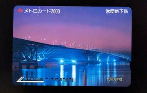 使用済 パスネット SFメトロカード 夜景 青 鉄道カード 電車カード 営団地下鉄 東京メトロ 東京地下鉄 使用済み