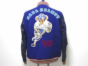 名作 Karl Helmut by PINK HOUSE 00s vintage original VARSITY JACKET M size / カールヘルム 15周年 スタジャン フルデコ 限定品 メンズ