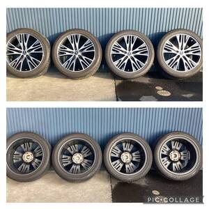 【モデリスタ19インチ】MODELLISTA ウィングダンサーⅣ 19×8J 5H PCD114.3 4本 ＆ ルマンⅤ 245/45R19 98W 2019年製 中古品 