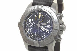 1T841☆ブライトリング BREITLING☆ AVENGER アベンジャー クロノ 45 ナイトミッション V13317 良品【ニューポーン】