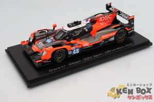 USED S=1/43 Spark スパーク S8253 Oreca 07 Gibson オレカ07ギブソン IDEC Sport 24H LM 2021 #48 中国製 現状渡し