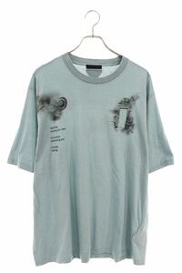 プラダ Tシャツ 22SS UJN822 S222 サイズ:XXL 転写プリントTシャツ 中古 BS99