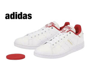 新品 アディダス スタンスミス GX4463 23cm adidas STAN SMITH メンズ レディース スニーカー ホワイト レッド 未使用 元箱付属