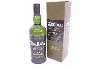 【未開栓・旧ボトル】Ardbeg/アードベッグ アイラ シングルモルトスコッチ 10年 ビックテン 700ml 46% 元箱付(2) ◆ 6E67F-131