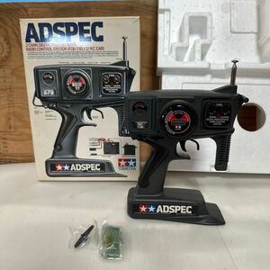  ADSPEC タミヤ プロポ 送信機 ラジコン アドスペック TAMIYA 電源確認のみ ラップタイマー動かない 美品