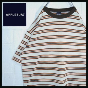 《APPLEBUM/アップルバム》新品　ボーダー　Tシャツ　ビッグシルエット