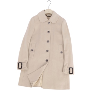 バーバリー ロンドン BURBERRY LONDON コート ステンカラーコート バルマカーンコート 無地 アウター レディース UK6 cf03om-rm11f09317