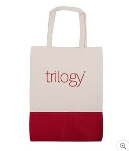 新品 タグ付き Trilogy トリロジー オーガニックコットン100%　オリジナル トートバック エコバック 送料無料