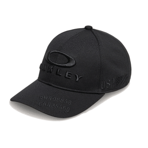 【定価4,620円】オークリー ゴルフ キャップ (FOS901712-081 Black/Black) OAKLEY FIXED CAP 24.0 新品値札付 2024新作【OAKLEY正規品】